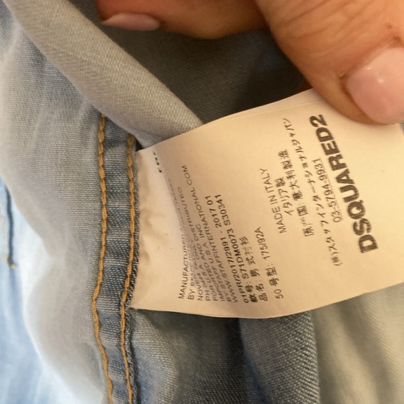 Dsquared2 denim men’s shirt - Picture 6 of 7
